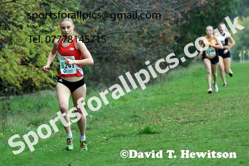 Senior Womens relay, 2025 Northern Cross Country Relays, Graves Park, Sheffield. Photo: David T. Hewitson/Sports for All Pics